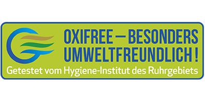 oxifree besonders umweltfreundlich logo